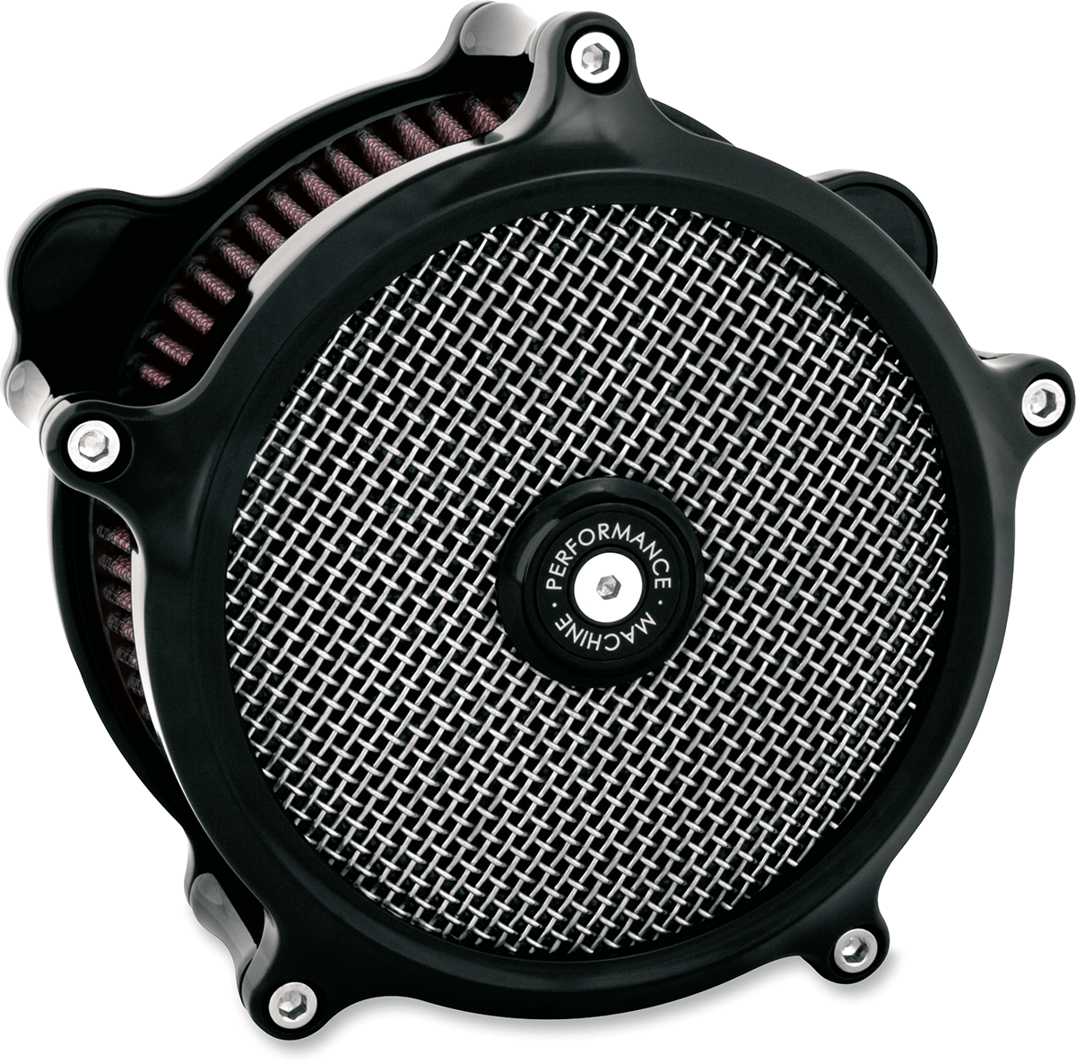 PERFORMANCE MACHINE-Super Gas Air Cleaner / '93-'17 Big Twins-Air Filter-MetalCore Harley Supply