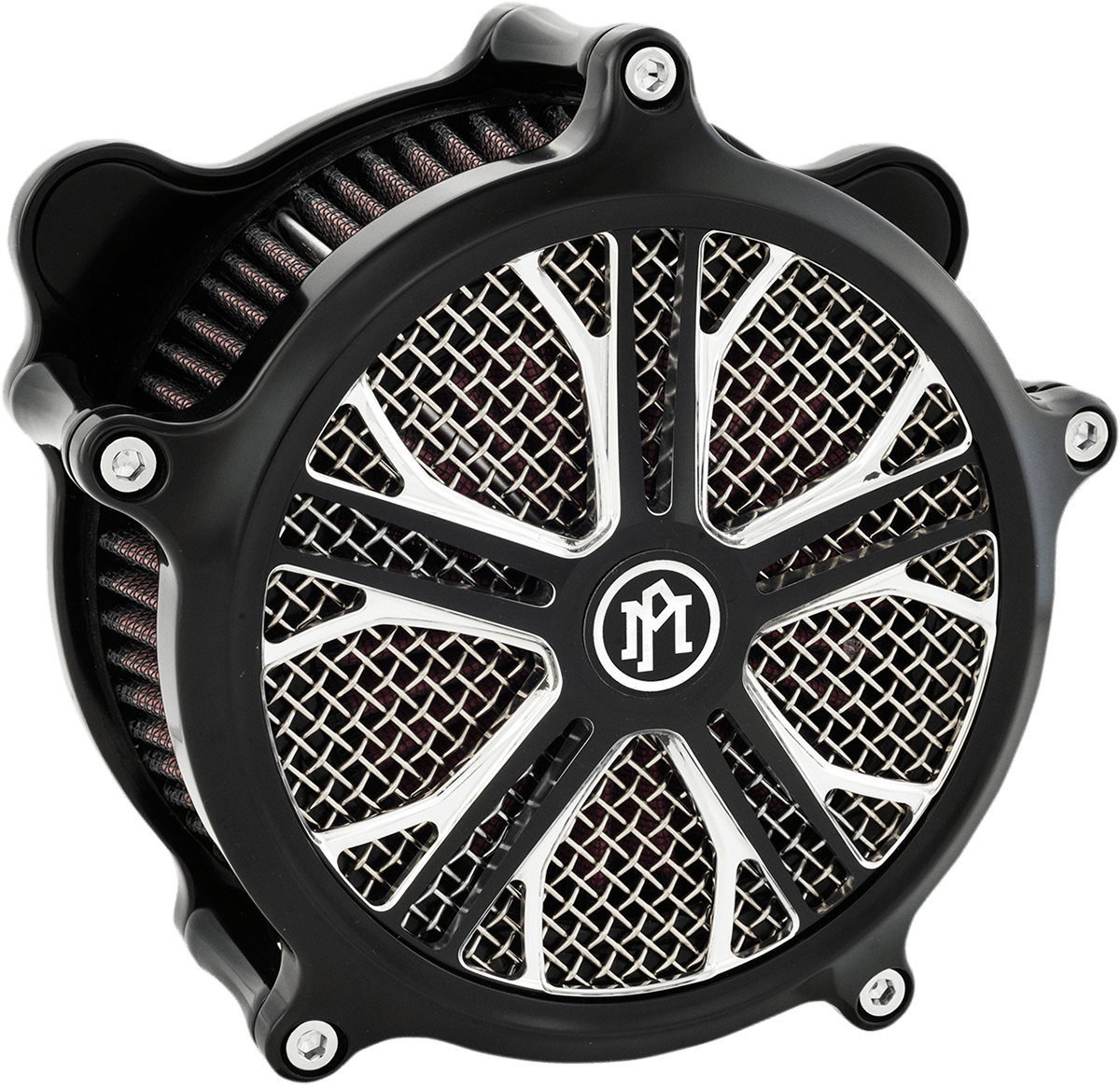 PERFORMANCE MACHINE-Super Gas Universal Faceplates-Air Filter Faceplates-MetalCore Harley Supply