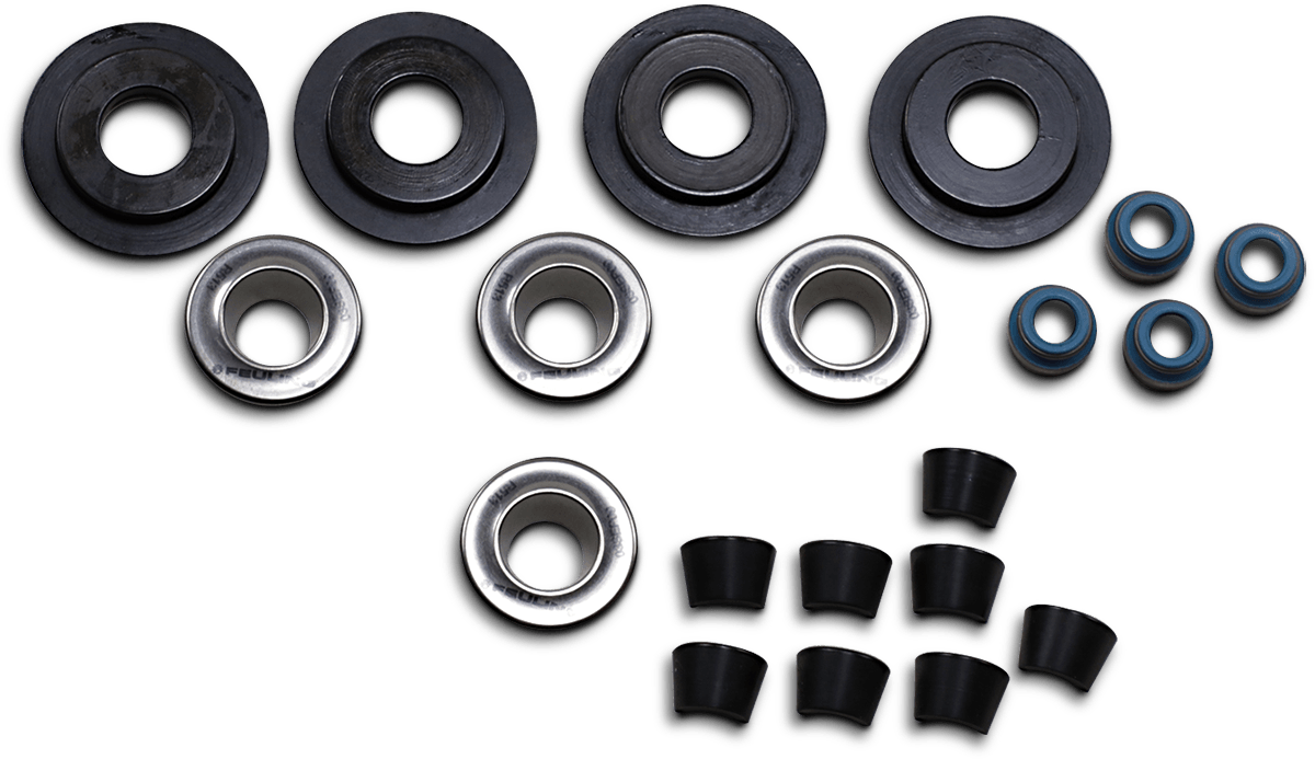 FEULING-Titanium Valve Spring Retainer Kit / XL - TC-Valve Springs / Retainers / Seals-MetalCore Harley Supply