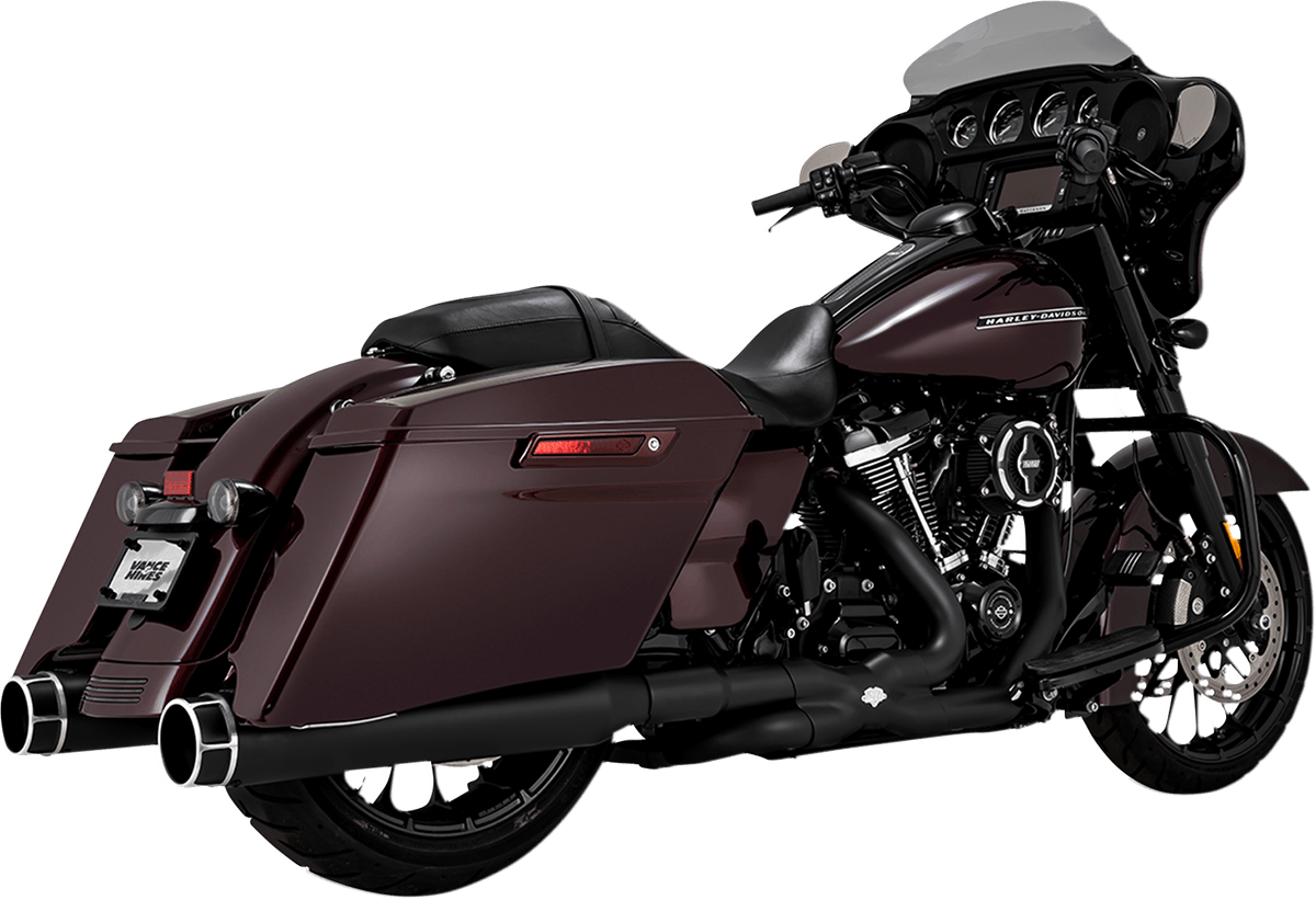 VANCE & HINES-Torquer 450 Slip-On Mufflers / M8 Bagger-Exhaust - Slip Ons-MetalCore Harley Supply