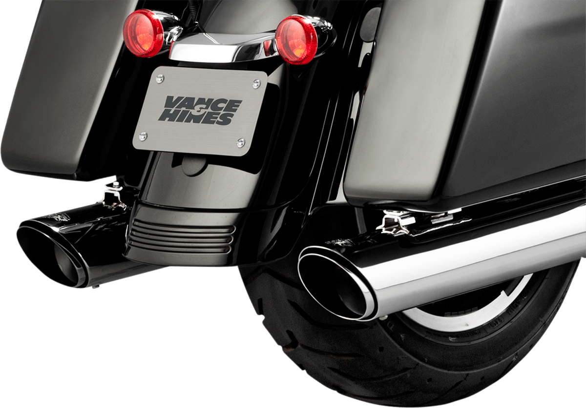 VANCE & HINES-Twin Slash Slip-On Muffler / '17-'22 Bagger-Exhaust - Slip Ons-MetalCore Harley Supply