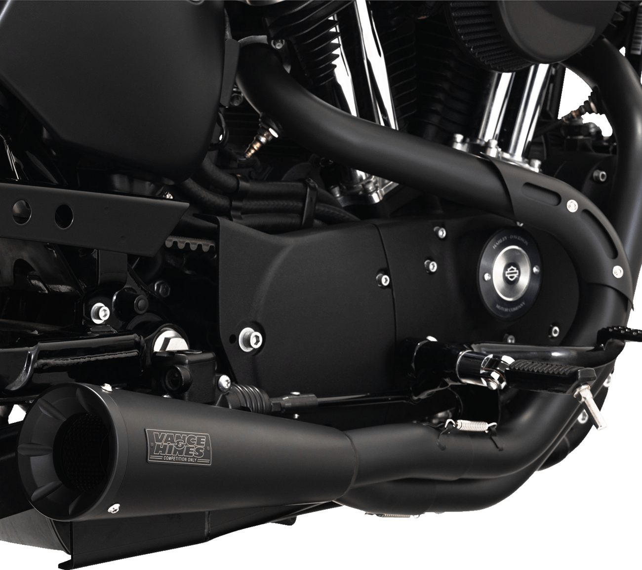 VANCE & HINES-Upsweep 2-into-1 Exhaust System / '04-'13 Sportster-Exhaust - 2 into 1-MetalCore Harley Supply