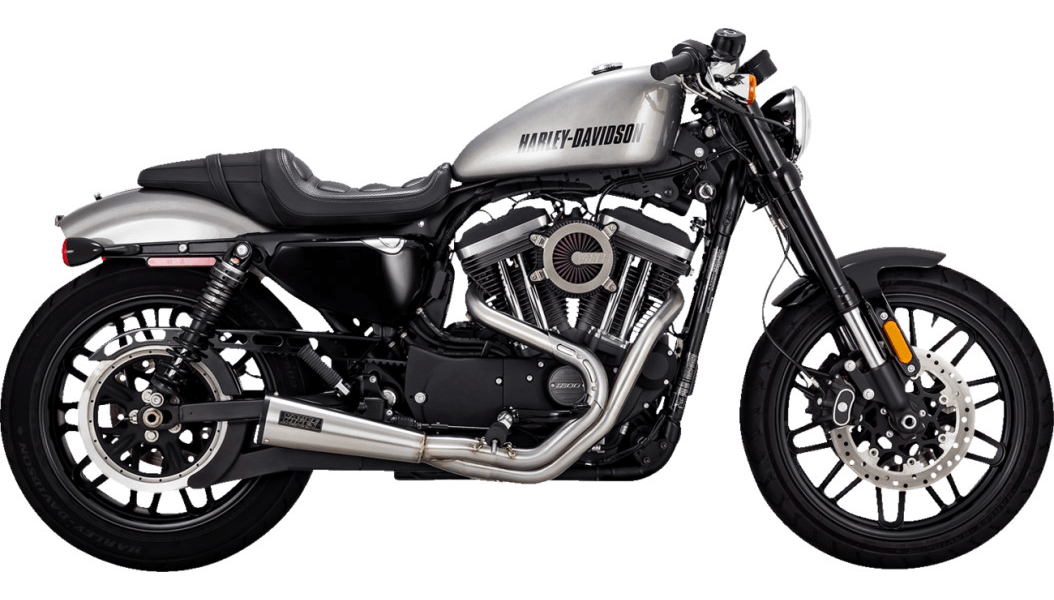 VANCE & HINES-Upsweep 2-into-1 Exhaust System / '04-'22 Sportster-Exhaust - 2 into 1-MetalCore Harley Supply