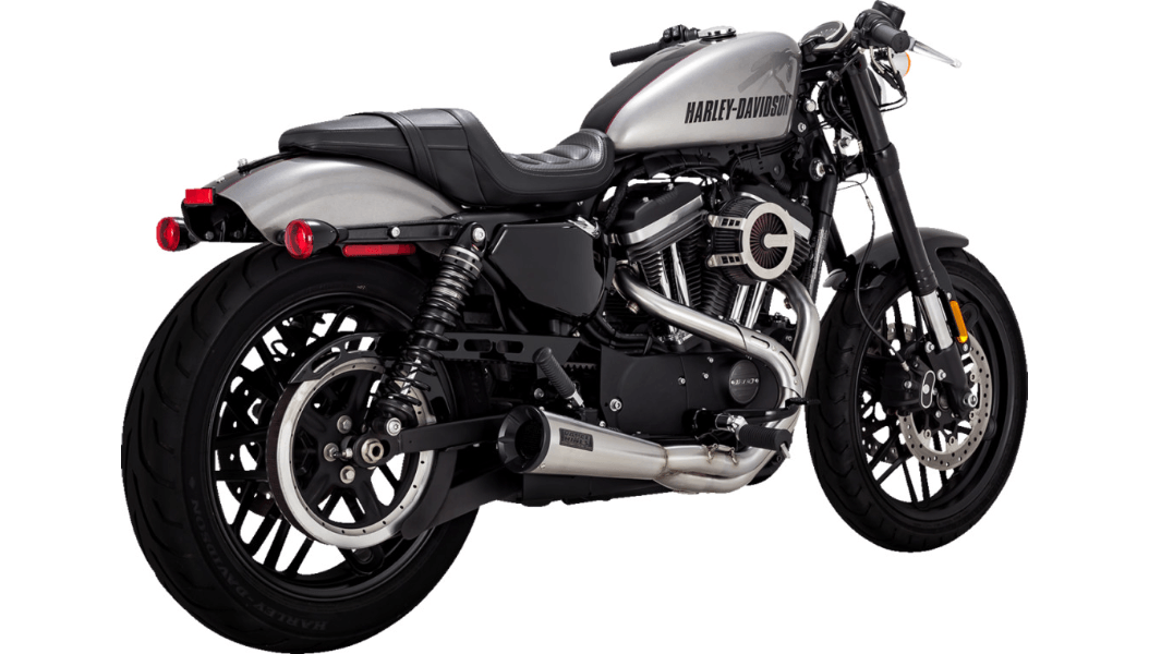 VANCE & HINES-Upsweep 2-into-1 Exhaust System / '04-'22 Sportster-Exhaust - 2 into 1-MetalCore Harley Supply