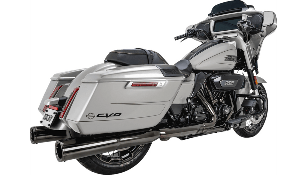 Vance & Hines Hi-Output Dark Chrome Slip-Ons '17-'23 M8 Bagger
