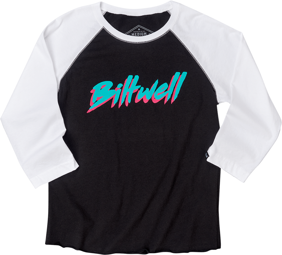 BILTWELL-Women's 1985 Raglan T-Shirt-T Shirts-MetalCore Harley Supply